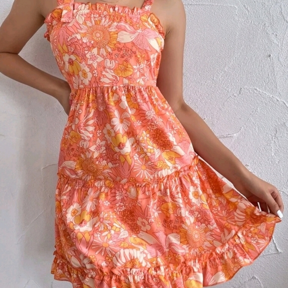 Women's floral dress - Picture 5 of 6